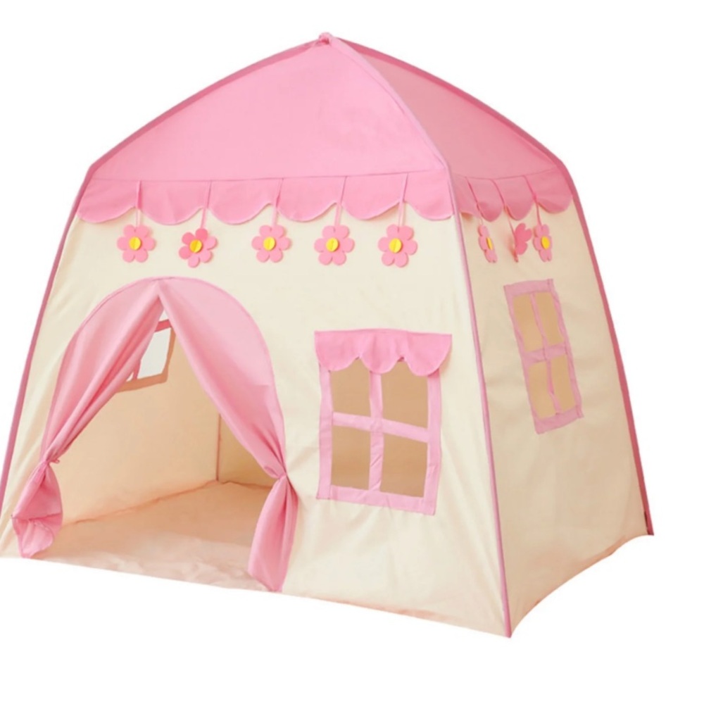 Kids Play Tents Children's Theatre Flower House Princess Castle Indoor Outdoor